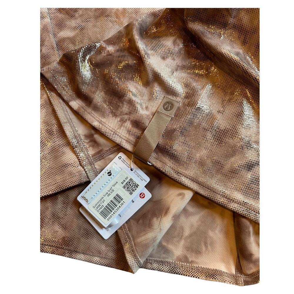 Lululemon Women's Customizable Snap Scarf - Shine Rose Gold - Picture 14 of 16